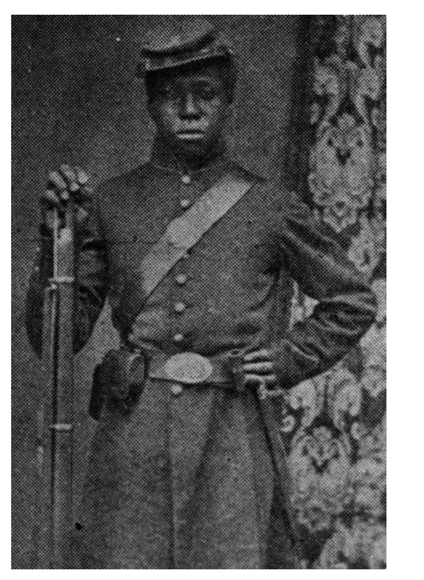 Robert J. Jones in Union Army uniform
